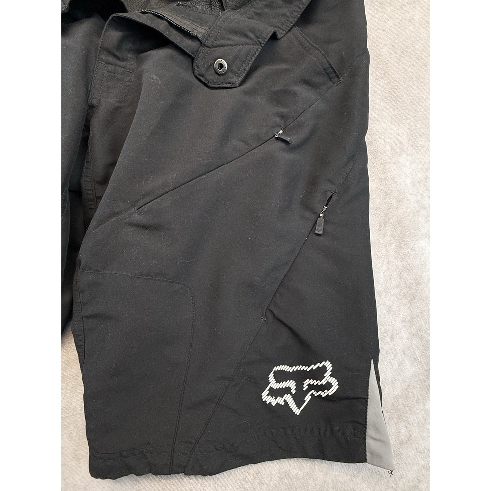 Fox Racing Mens Mountain Bike Shorts Size 36 Black Padded Liner MTB Cycling - Picture 8 of 15